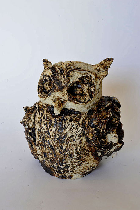 Diane-Berner-owl sculpture