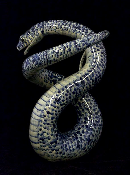 Emily-Ulrich-2017 ceramic snake sculpture