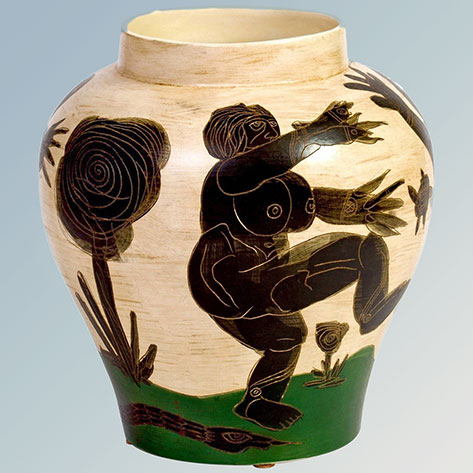 Washington Ledesma's ceramic vase