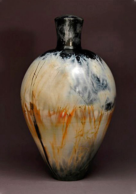 Judy Blake---Saggar fired pottery