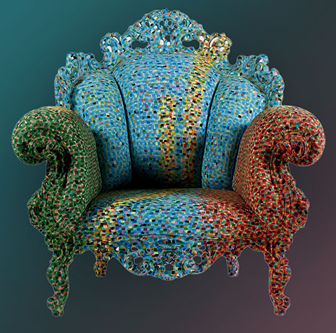 Prous armchair by Alessandro Mendini
