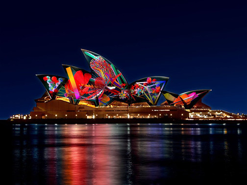 Vivid Sydney--Friday 25 May 2018 to Saturday 16 June 2018 , Sydney Harbour