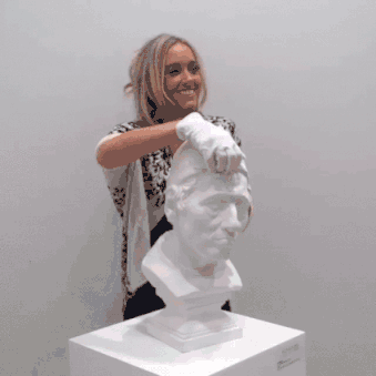 Sculpture bust head morph