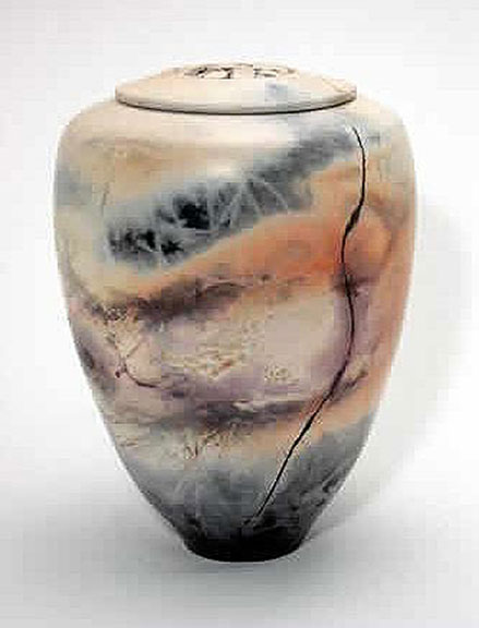 pit fired pottery by Judy Motzkin