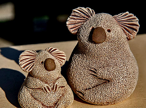 Senia Kazar ceramic koalas