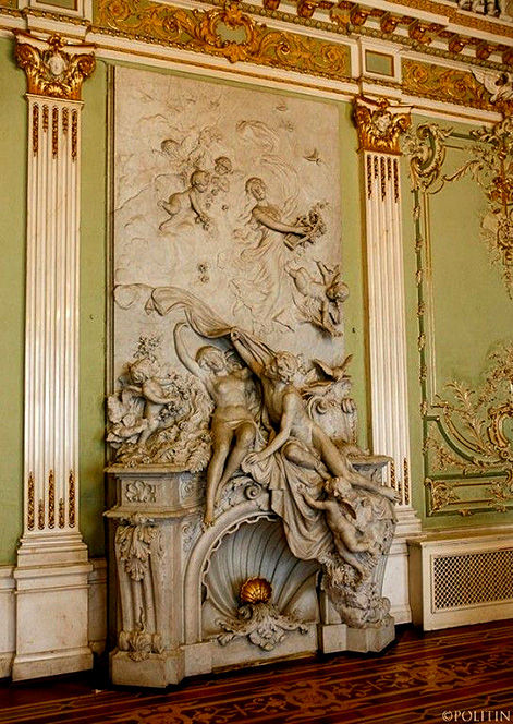 Sanssouci Palace marble bas relief St. Petersburg