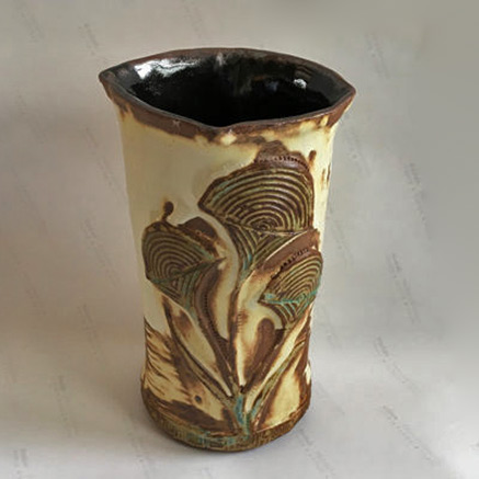 Rosemary McClain--Paprys Motif Flower-Vase