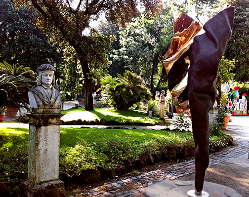 Unfurling-Villa Borghese Gardens Roma Italy-Andrew Rogers 2011