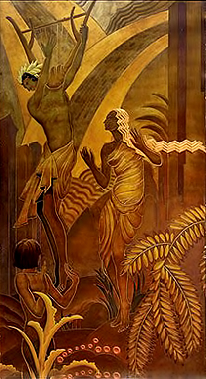 Plaster-bas-relief-panel-Major-Art-Deco-Masterpiece---Panel-with-Orpheus-from-CA-Theater