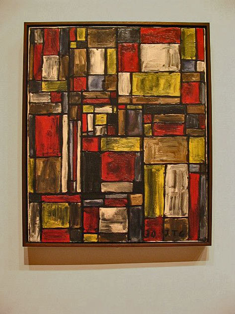 Joaquín Torres García,-- Color Structure,-1930