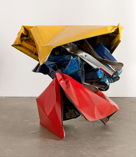 John Chamberlain.-Tomahawk Nolan abstract scrap steel sculpture