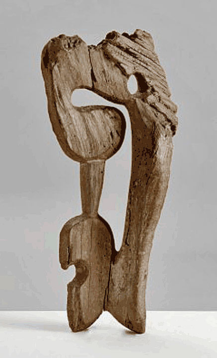 My Pacific (Polynesian Culture) - Isamu Noguchi wood sculpture-MoMA-NGV 2018