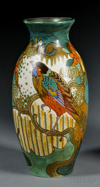 Zuid Holland-Gouda Pottery-Semi matte Glaze Vase