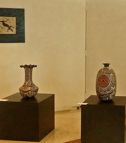 Alessandra Foletti Lenca pottery vases