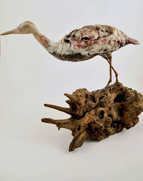 Marsh Stalker sculpture Ken Lumbis