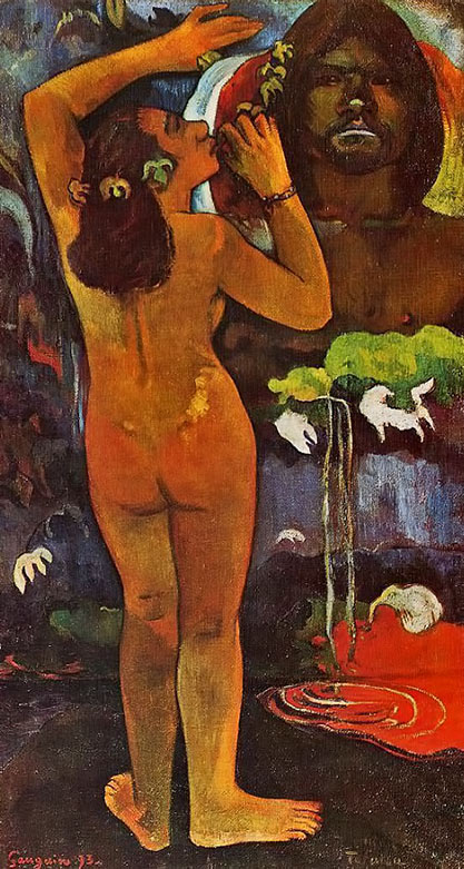 Hina Tefatou Aka The Moon And The Earth - Paul Gauguin