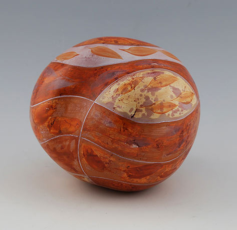 Shamai Sam Gibsh-abstract-ceramic sculptural sphere