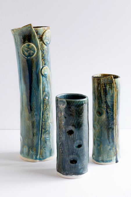 Annie Fournier--ceramic vases