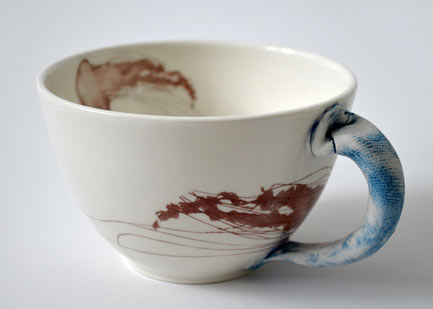 Catherine De Abreu porcelain cup
