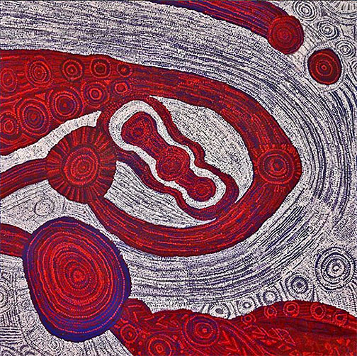 Indigenous painting-Betty Kuntiwa Pumani