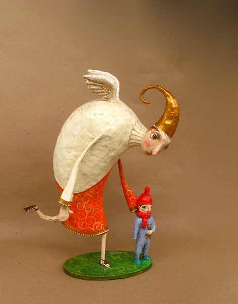 Guardian Angel paper mache gusto