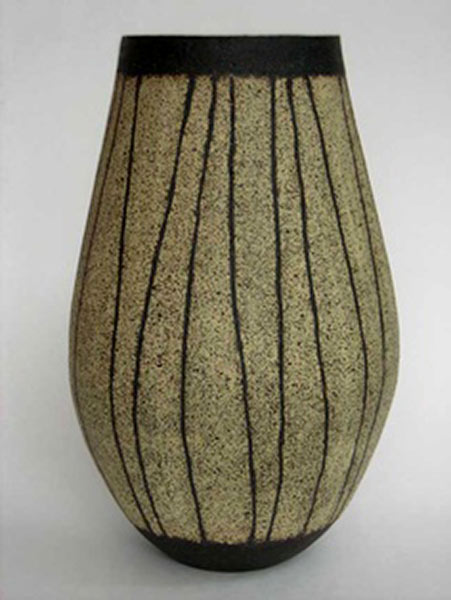 Taller Rauco striped vase