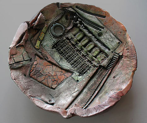 Earthenware Platter-Sandra Blain River Gallery