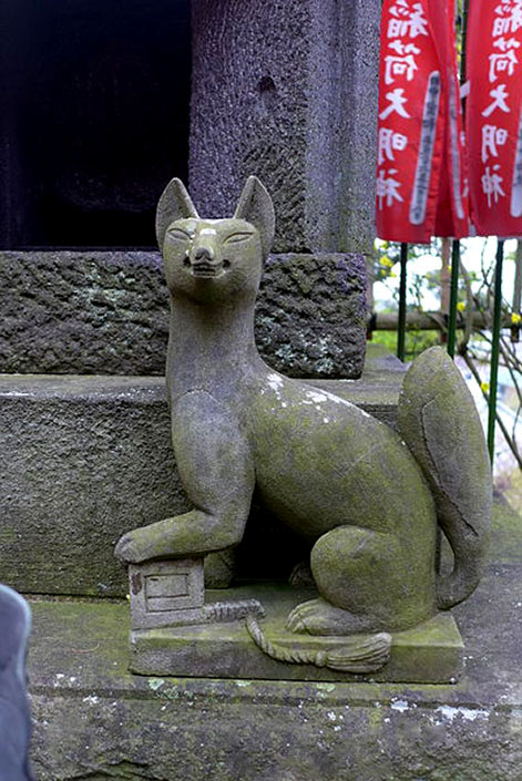 Kitsune Fox keeper of a Shinto chapel, Kamakura