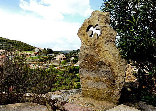 Minerve Cathars The dove of Minerve was created in 1962 by Jean-Luc Séverac,