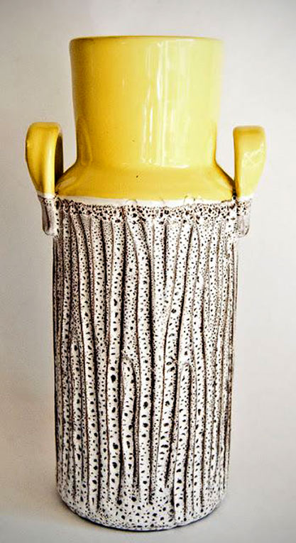 Retro Pottery-Stunning West German fat lava Vase