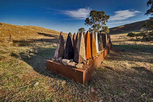 Dianne Coulter-'Earth Force'-series-3-Seventh Palmer-sculpture-biennial,-eastern-scarp-of-the-mount-lofty-ranges,-south-australia