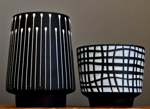 60-70's-MAREI Keramik Planter-Pot-German-Pottery