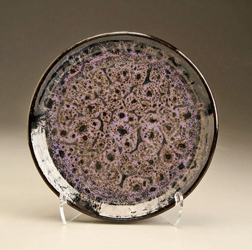 Bryan Pulliam Platter in Cosmic Purple glaze