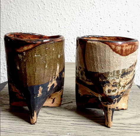 Cups with legs--MuddyYogi