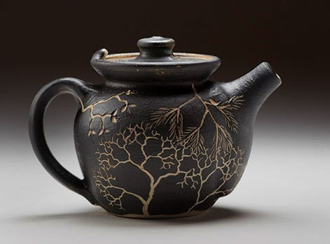 From the Ground Up ceramic tea pot--Michael Mahan