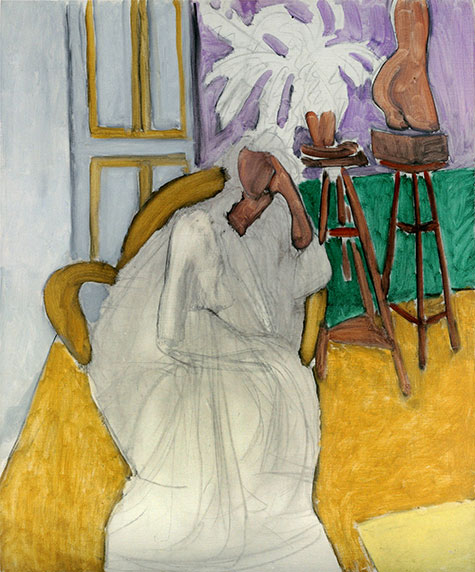 Henri Matisse, Figure assise et le torse grec (La Gandoura), 1939 Nice 1939 Hammer Galleries