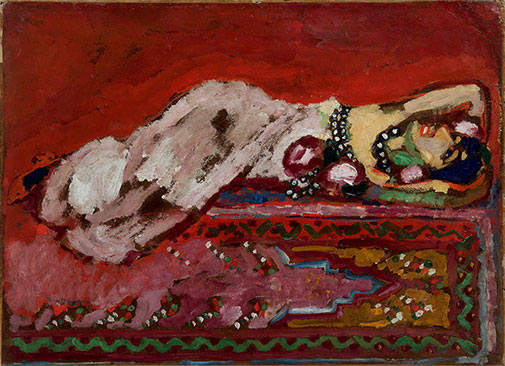 Kees-van-Dongen,-Odalisque-couchée,-1909-Hammer-Galleries Kees van Dongen, Odalisque couchée, 1909 Hammer Galleries