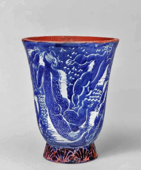 Raoul-Dufy---1920s--Vase by Dufy and Artigas Thomas Fritsch,- TEFAF-Maastricht-2018.