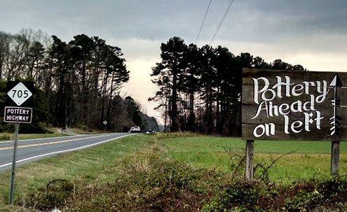 North Carolina Pottery highway