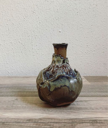 themuddyyogi -- Stoneware sake bottle