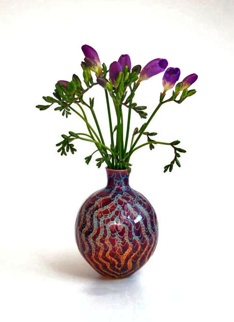 Petitie spherical vase -- Rupert Andrews