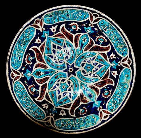 Ottoman Kütahya Plate