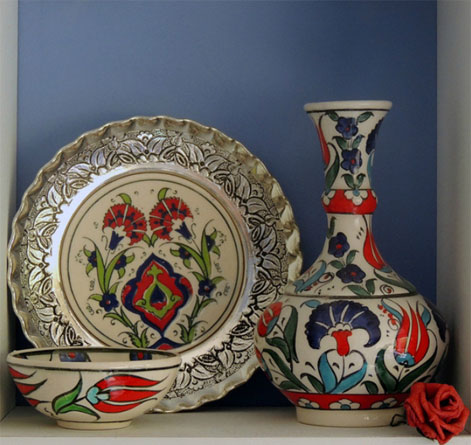 Iznik ceramic wares---Flickr--Shahrazad26
