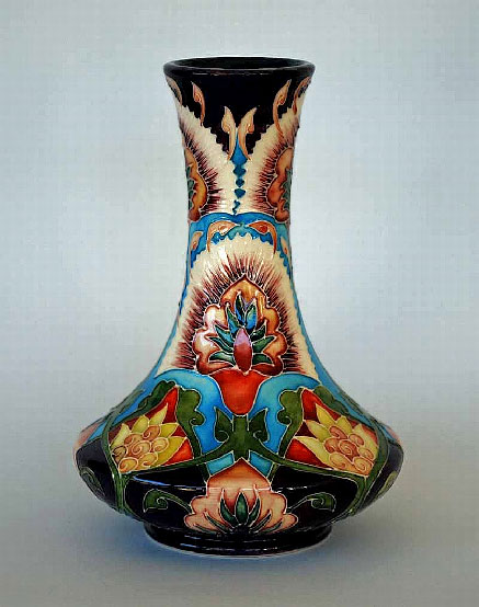 Moorcroft 'Bukhara' vase by Shirley Hayes, 2001,