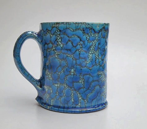 Blue ceramic mug -- Rupert Andrews