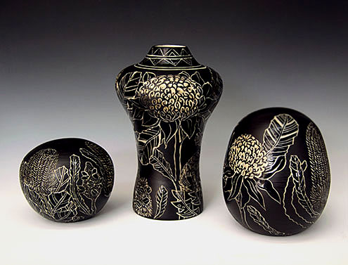 Banksia_waratah_dome - DW Ceramics - WA