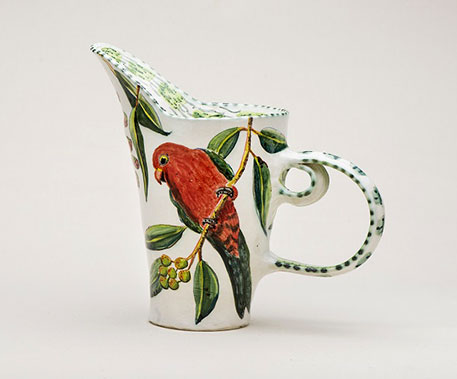 Fiona Hiscock king parrot pitcher-2018