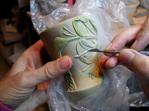 Incised cup - JoAnn Axford