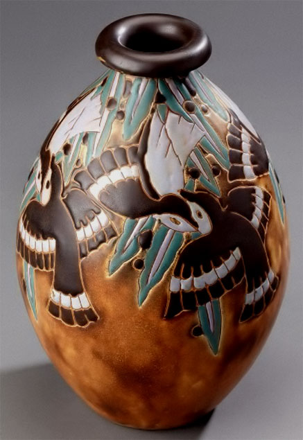 Boch ceramic vase - Charles Catteau