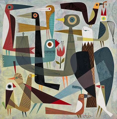 Volery of Birds -Tim Biskup